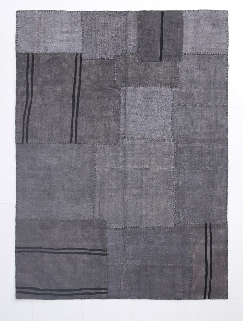 5'9'' x 7'11'' Turkish Hemp Patchwork Rug - 53991 (1 of 20)