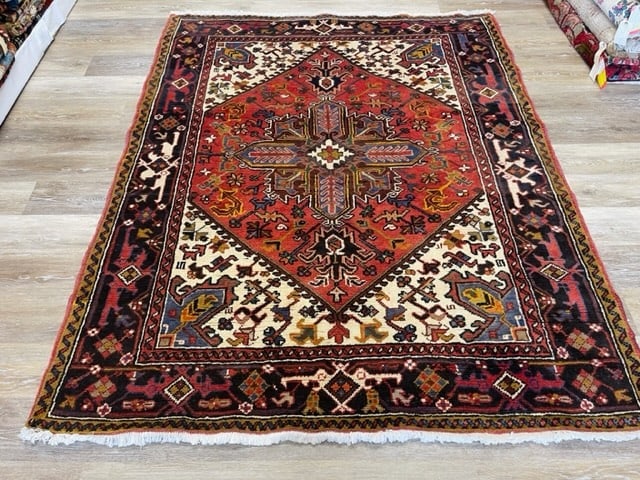 Vintage Persian Heriz Rug-4225 (1 of 9)
