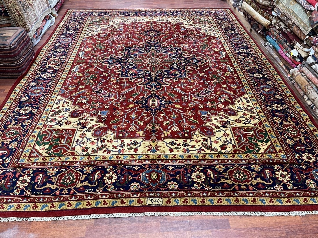 Vintage Persian Heriz Rug-4942 (1 of 12)