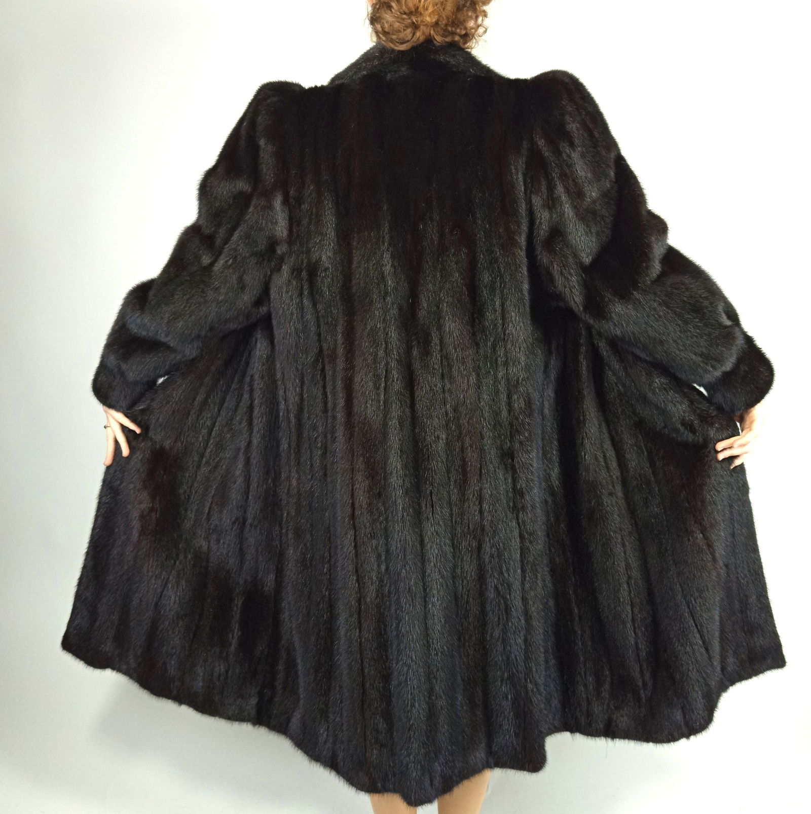 MAHOGANY MINK FUR COAT EU: XL ; US: 18 (1 of 11)
