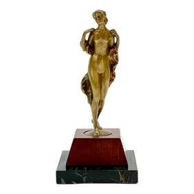 Vintage Greek Sculpture "Phryne Before the Judges"