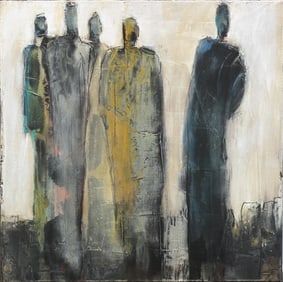 Abstract Original Artwork, "9492" by Edith Konrad