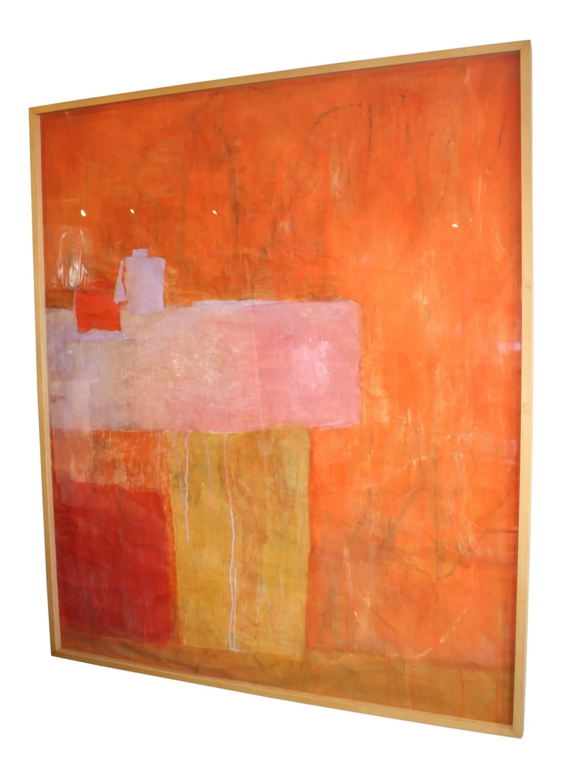 Original Abstract Collage Painting by Charlotte Culot (1 of 7)