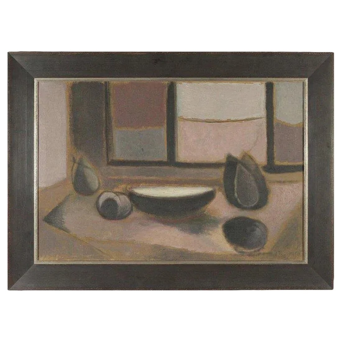 1954 Modern Still Life Oil Painting on Canvas by Eugenio Tomiolo (1 of 7)
