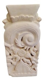 19th Century Antique Indian Mughal Sandstone Panel on Stand