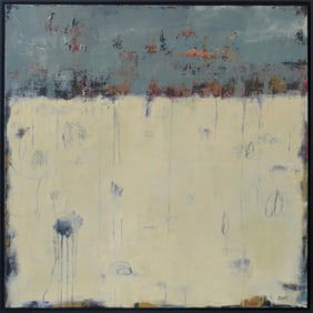 Contemporary Abstract Painting "Sacred Space" by Karen Zazon