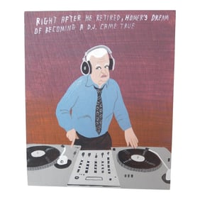 Javier Mayoral Folk Art Original Acrylic Painting