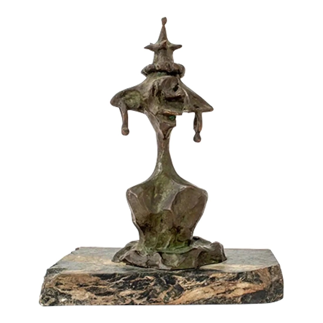 1960s Picasso Style Mid-Century Modern Abstract Bronze Sculpture (1 of 9)