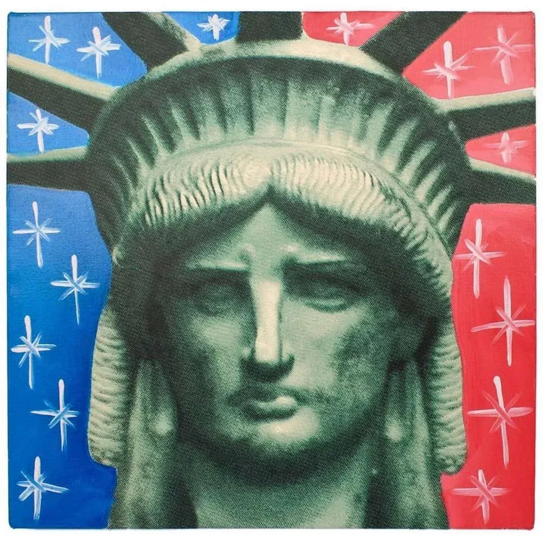 Liberty Head, Artist's Proof Screen Print on Canvas by Sak Steve Kaufman (1 of 7)