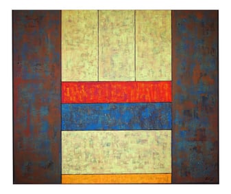 Original Richard Dick Elliott 1975 Abstract Painting