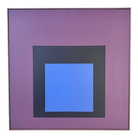 Contemporary Bauhaus Style Painting, Framed