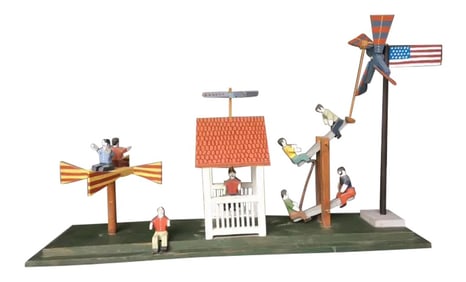 Very Large American Folk Art Whirligig