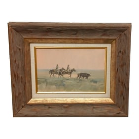 Kim Mackey, Signed & Framed Oil Painting, "Dusk"