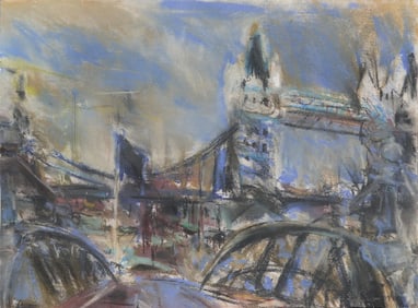 Tower Bridge, London Landscape by Allie William Skelton