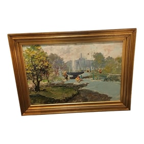 Vintage Oil Painting 1970s