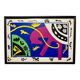1991 After Henri Matisse Offset Lithograph "The Horse, the Rider, and the Clown", Framed