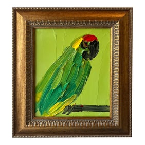 Amazon, Oil Painting by Hunt Slonem, Framed