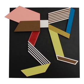 Sculptural Painting by Angela Chrusciaki Blehm Titled Bow Box No2