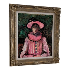 1970s Donald Roy Purdy, French Impressionist, Oil on Masonite, Framed