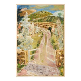 Mary Breneman, Klocke, Oil on Canvas Painting, Framed