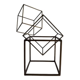 Arteriors Home Antique Gold Iron McCoy Nesting Sculptures, Set of 3