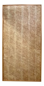 Contemporary Minimalist Monochromatic Acrylic Painting, Framed