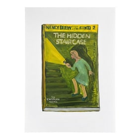 Original Nancy Drew Inspired Painting on Paper