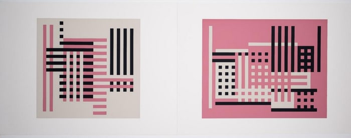 1972 Formulation: Articulation Print Portfolio I Folder 24 Print by Josef Albers