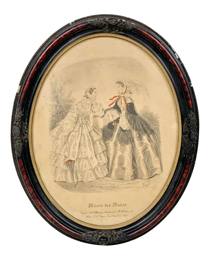 Early 20th Century Victorian Figurative Print, Framed (1 of 13)