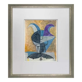 Pablo Picasso Limited Ed. Lithograph, 1948 W/Frame Included