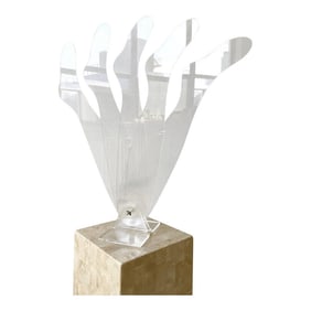 Vintage Lucite Leg Store Display / Sculpture, Circe 1960s