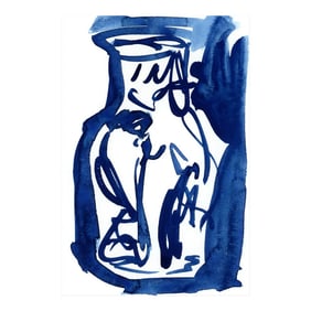 Transformation Accrues Gradually, Contemporary Chinoiserie Style Painting by JJ Hogan