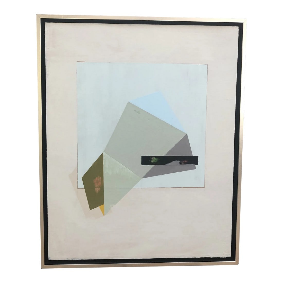 Contemporary Geometric Abstract Painting Framed (1 of 13)