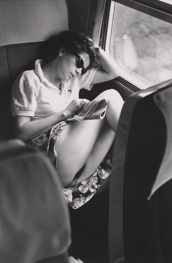 JEAN-FRANCOIS JONVELLE - Untitled, Woman on a train (1 of 1)