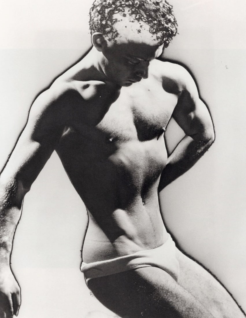 MAN RAY - Man, Solarization, 1933: Title: MAN RAY - Man, Solarization, 1933 Description: Artist: MAN RAY Print Title: Man, Solarization, 1933 Medium: Fine Duotone Print Printed 1980s in Germany Image size (inches) approx. 9.5 x 7”