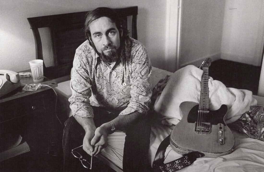 JIM MARSHALL - Roy Buchanon, late 70's: Title: JIM MARSHALL - Roy Buchanon, late 70's Description: Artist: JIM MARSHALL Print Title:Roy Buchanon, late 70's Printing Date: 2000 Medium: Duotone Photo-lithograph Printed in: Italy Image Size: a