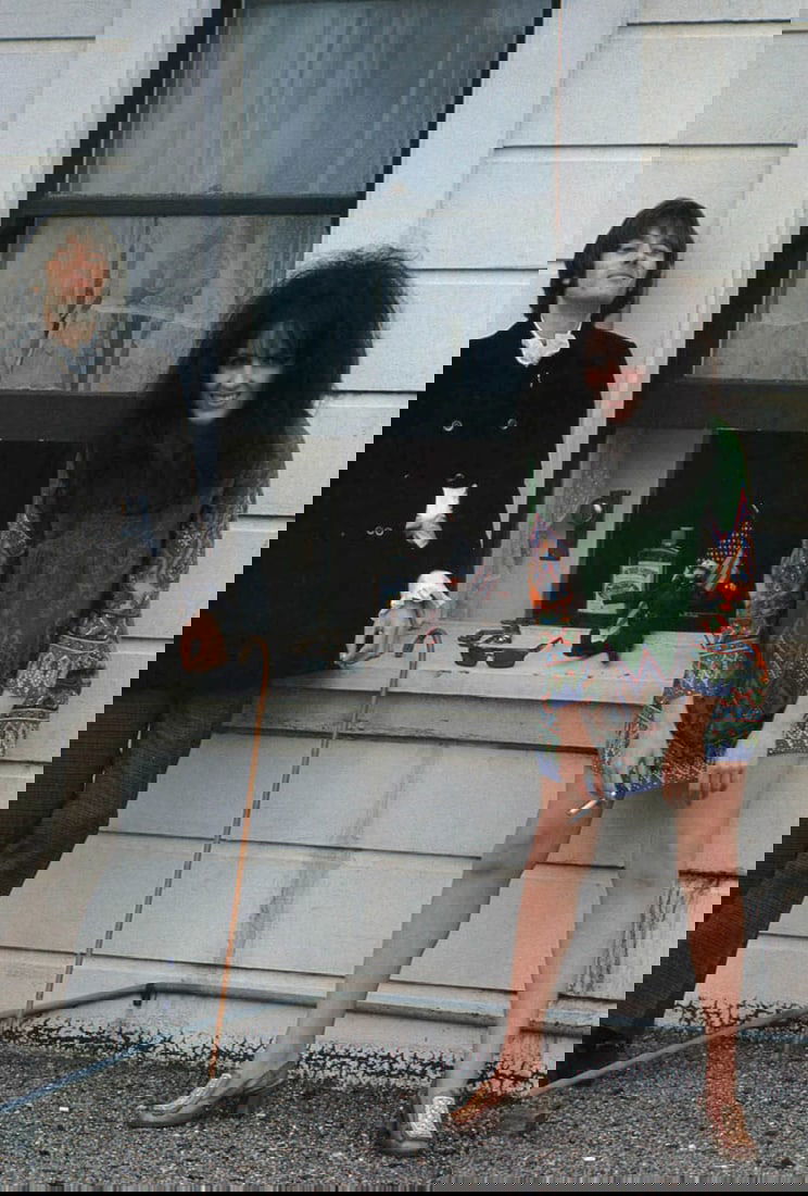 LINDA MCCARTNEY - Grace Slick and Spencer Dryden, late 60s, SF (1 of 1)