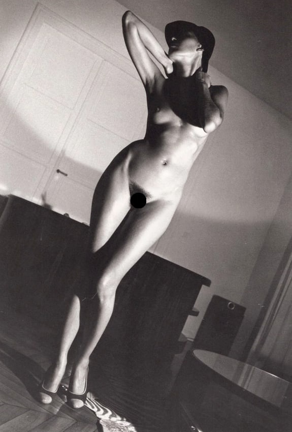 HELMUT NEWTON - Jenny Kapitan, Paris, 1978: Title: HELMUT NEWTON - Jenny Kapitan, Paris, 1978 Description: Artist: HELMUT NEWTON Print Title: Jenny Kapitan, Paris, 1978 Medium: Photo-lithograph Printed 1980s in Germany Image size (inches) appro