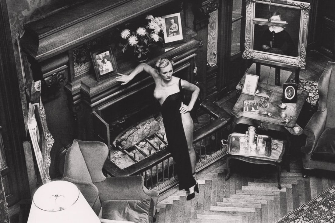 HELMUT NEWTON - Roselyne, Chateau d’Arcangues, 1975 (1 of 1)