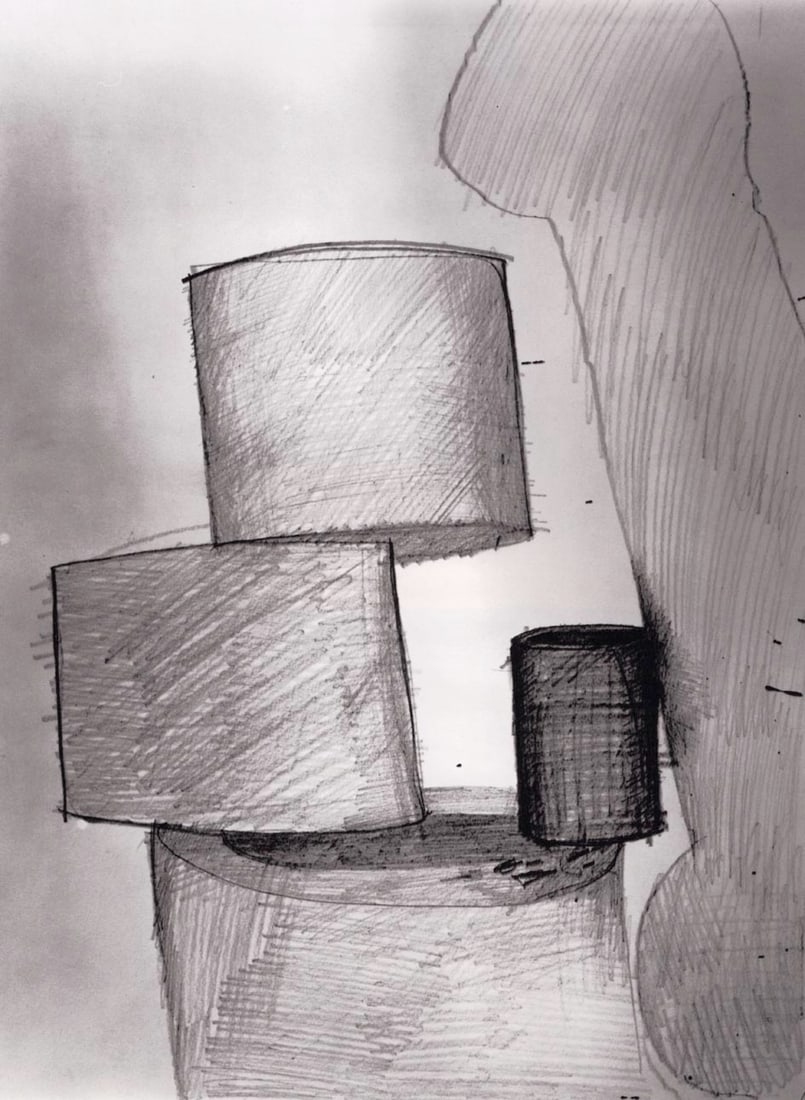 IRVING PENN - Drawing, NY, 1980: Title: IRVING PENN - Drawing, NY, 1980 Description: Artist: IRVING PENN Print Title: Drawing, NY, 1980 Medium: Quad-tone Print Printed 1990’s in the US Image size (inches) approx. 9 x 7” I