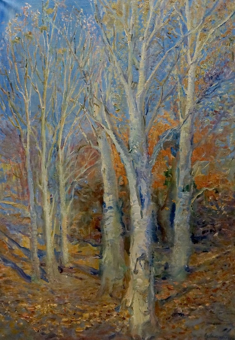 Oil painting Autumn forest Tytarenko Odarka Anatoliivna (1 of 8)