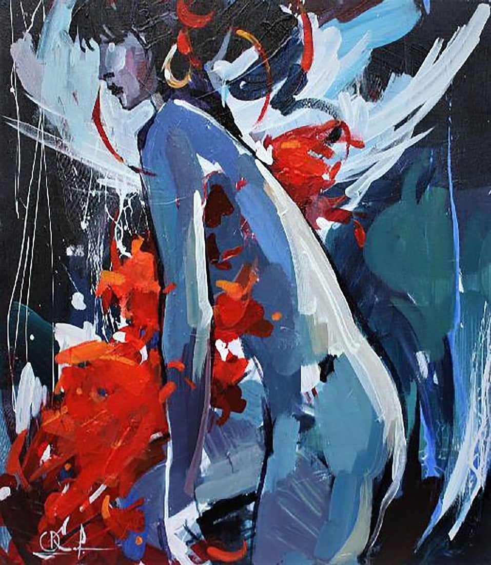 Oil painting Angel Kozyar Yuri (1 of 7)