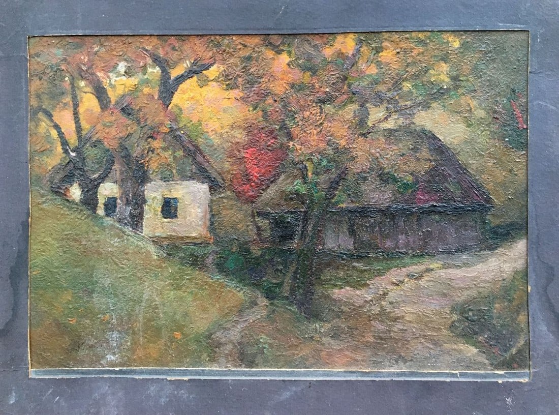 Oil painting Way home Tsyupka Ivan Kirillovich (1 of 9)