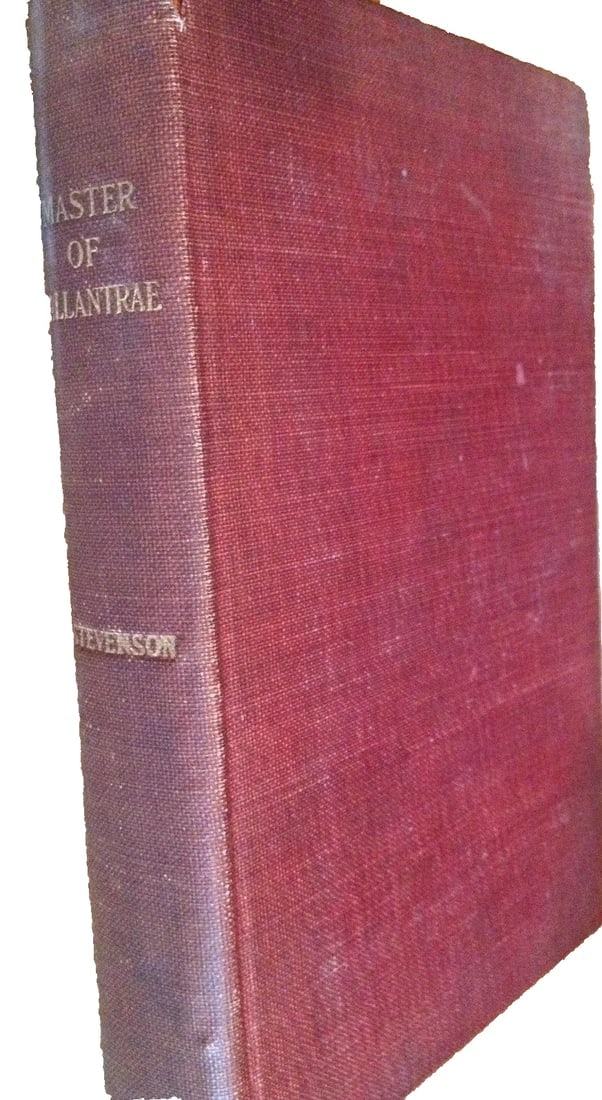 THe MASTeR OF BALLANTRAe R.L.Stevenson Medallion ed. HC 1916 CurrentLiterature (1 of 9)