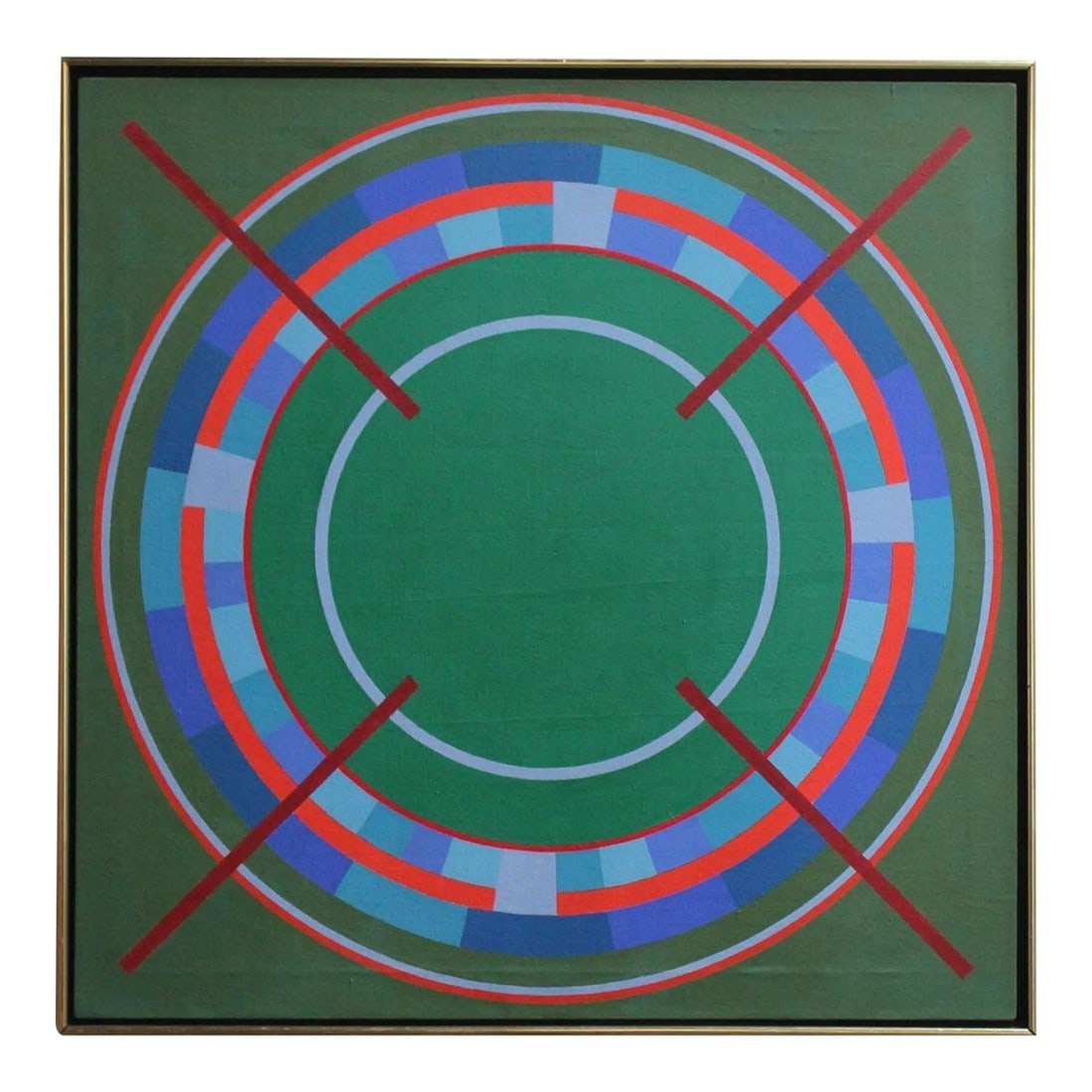 Tom v. Schmitt Geometric Acrylic on Canvas Color Field Study (1 of 13)
