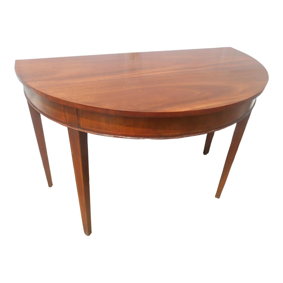 Vintage Baker Furniture Demi-Lune Console / Foyer Table (1 of 9)