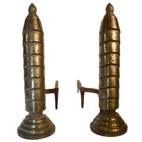 Art Deco Andirons - a Pair