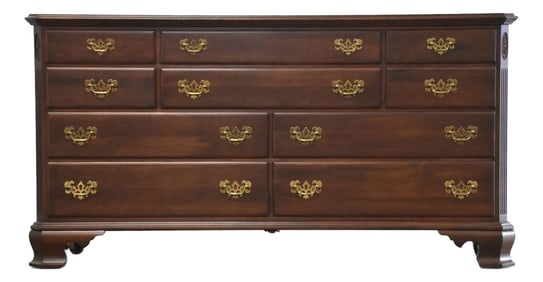 1960s Ethan Allen Georginian Court Cherry Dresser