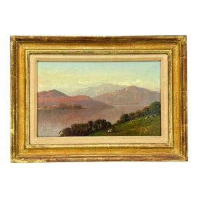 John Bunyan Bristol (American, 1826–1909) "A Berkshire Landscape" Oil on Canvas