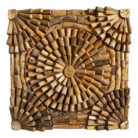 Driftwood Square Design Wall Art
